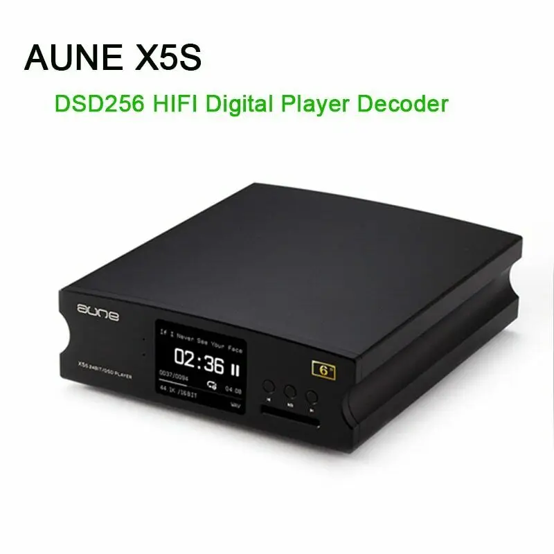 Многофункциональный цифровой DSD музыкальный плеер DAC Aune X5S 6th anniversary Edition