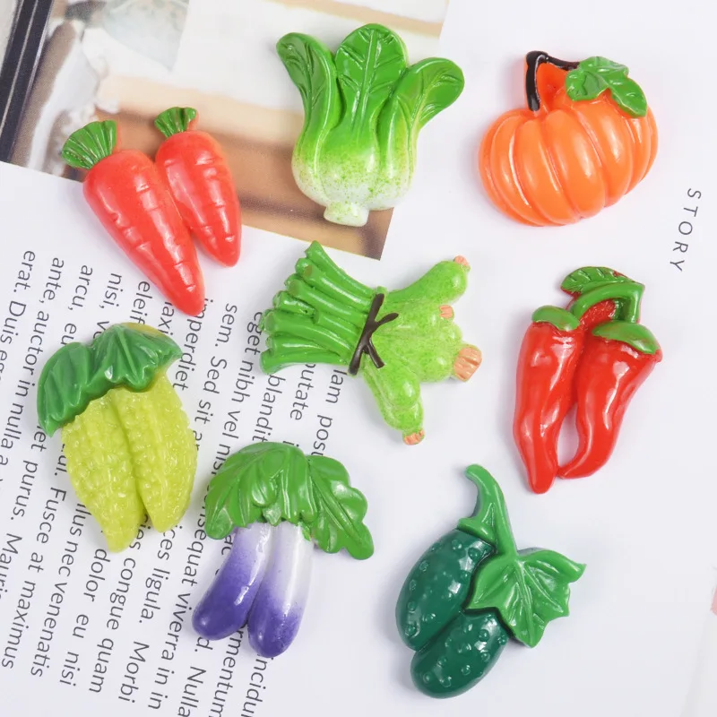 Клейкие аксессуары для овощей Lizun клей ломтиков полимерная глина Подвески