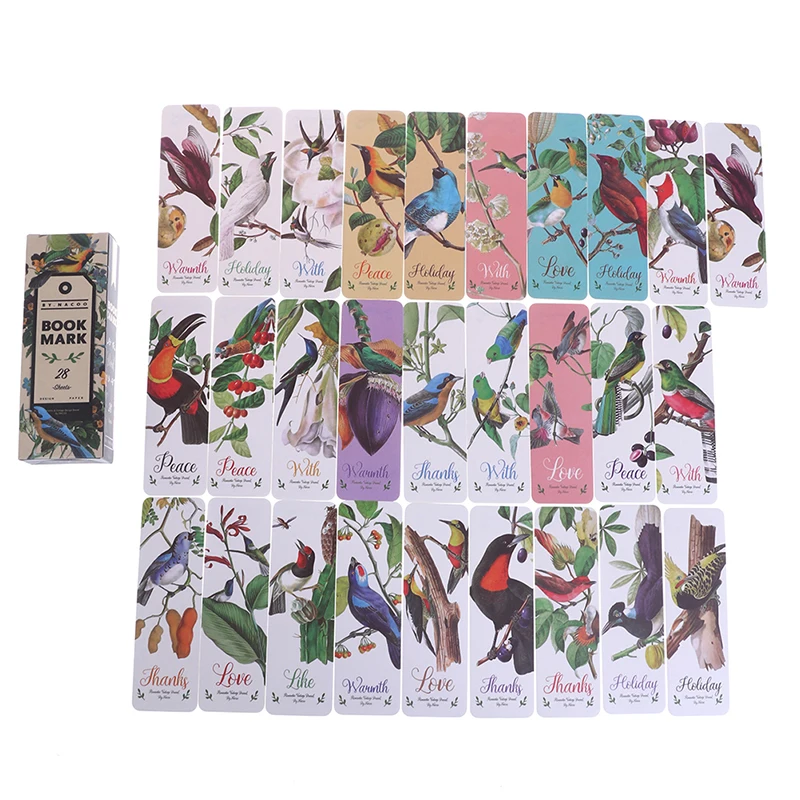 

28 Pcs/lot Vintage Bookmark Girl Starry Sky Fruit Creative Message Card Bookmark