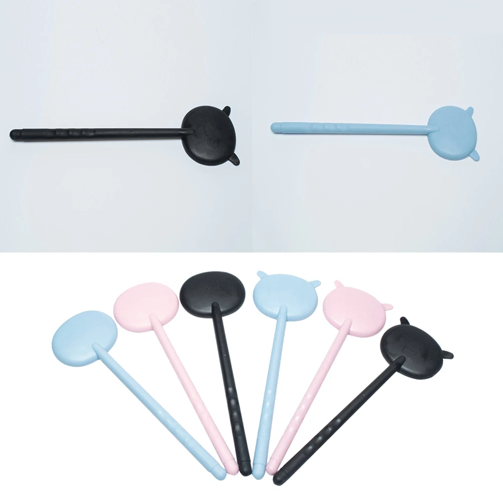 6 шт. Ручной закрывающий глаз пластиковый инструмент для оптического тестирования зрения и офтальмологического обследования (случайный цвет и узор)