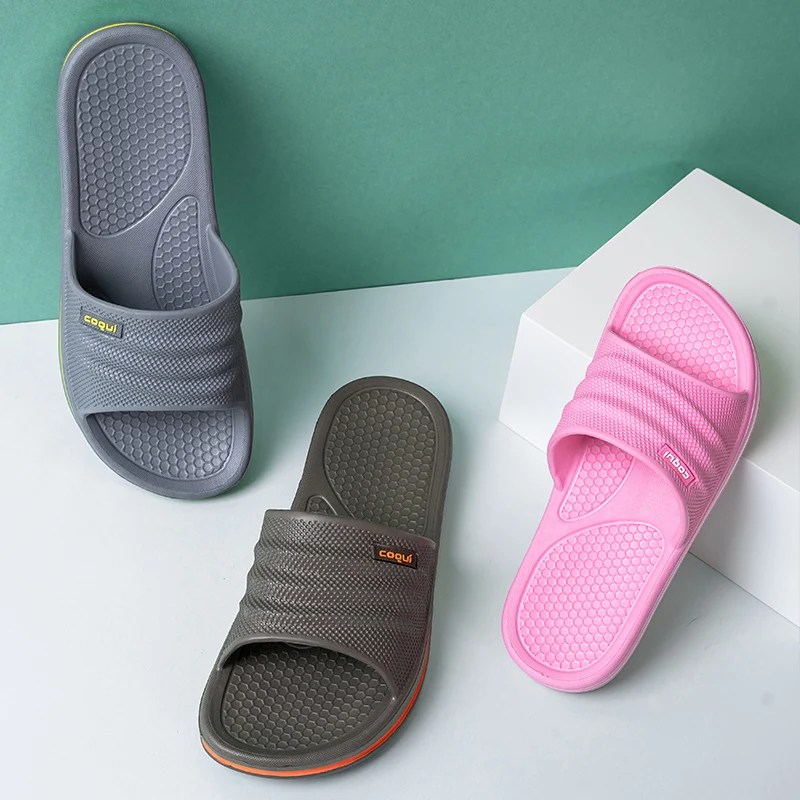 Slippers Men's Home Non-slip Wear-resistant Indoor Deodorant Foam Bath Material | Обувь