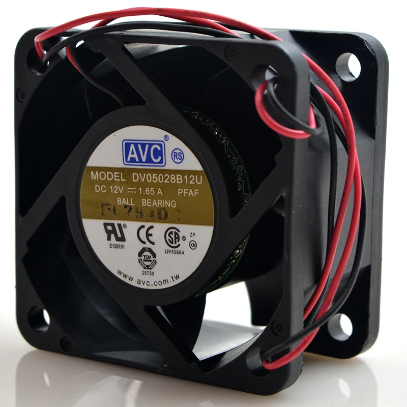 AVC DV05028B12U 5028 50*50*28 мм 5 см DC 12 В 1.65A 4 проводный инвертор сервера ШИМ Вентилятор