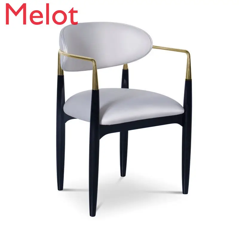 

Light Luxury Nordic Dining Chair Modern Simple Home Dining Chair Stool Home Backrest Designer Leisure Dressing Table Chair