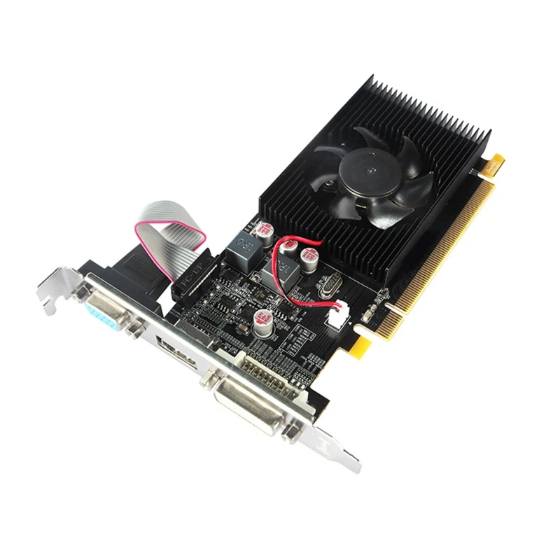 

VGA Card for Amd Radeon HD6450 1GB GDDR3 64Bit HDMI-compatible VGA DVI Graphic Cards Support PCI Express 2.0 Interface