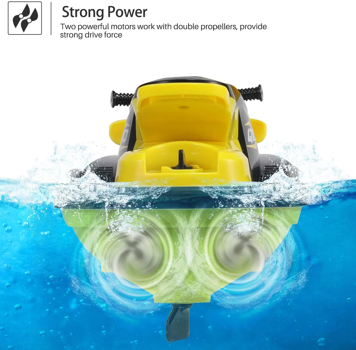 Скоростная лодка 2 4G RC лодки 10 км/ч высокоскоростная гоночная двухмоторная
