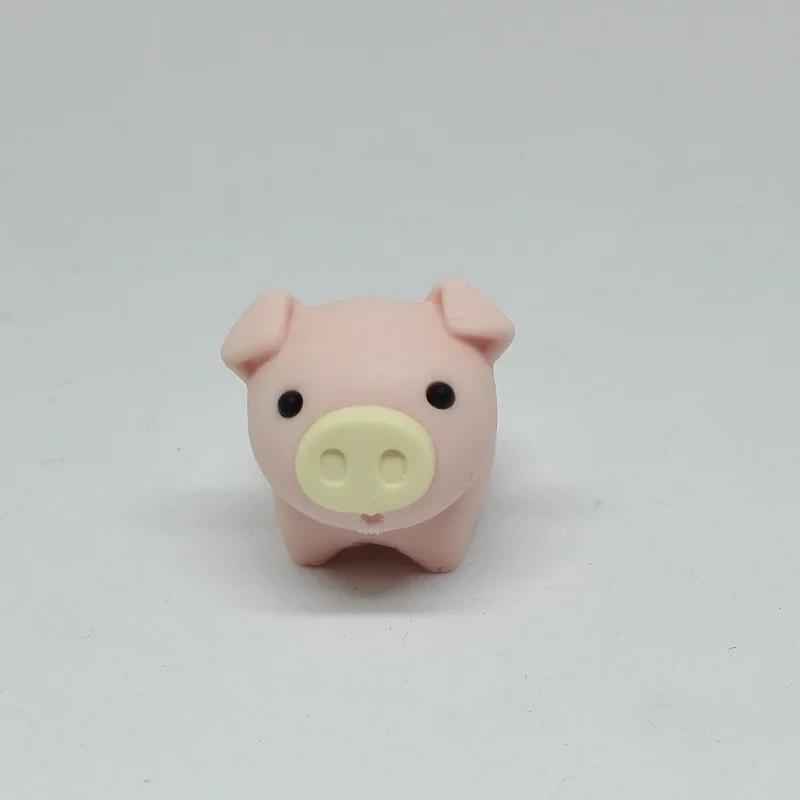 Мультяшные резиновые животные съемные ластики 3D милые детские школьные