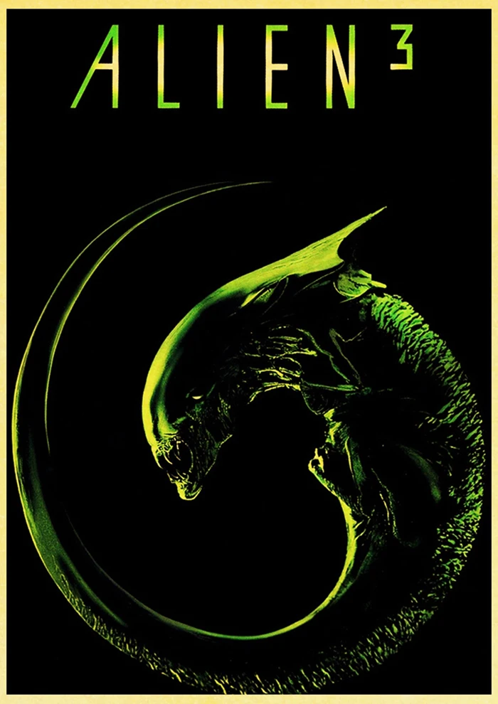 Научно-фантастический постер на крафт-бумаге хиты в жанре фантастический боевик