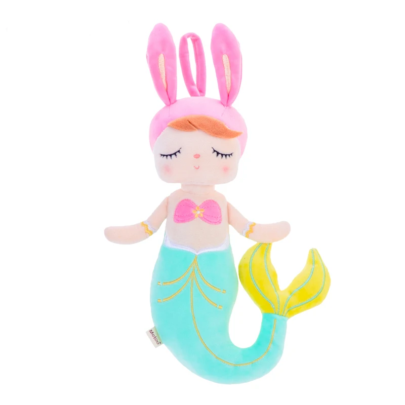 Mermaid - Lake Green Metoo Плюшевые игрушки Анжела куклы мягкие игрушки девочка носить подарок игрушки Дети мультипликационный кролик в стиле кавай - Цвет: Mermaid - Lake Green