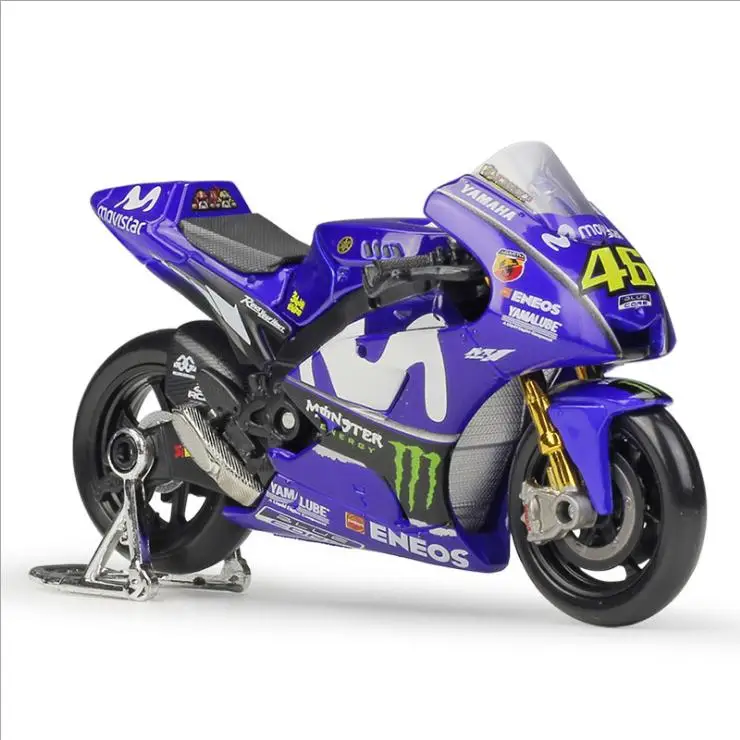

Maisto/1:18 Scale/Diecast model motorcycle toy/2018 YAMAHA Factory Racing Team Model/Delicate Gift or Toy/Colllection/Kid
