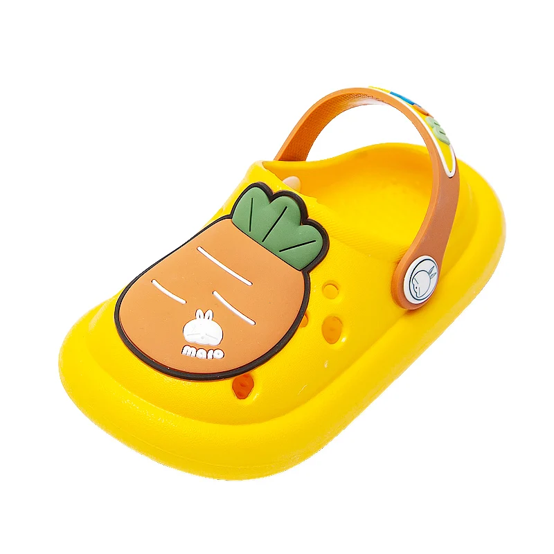 Children's Hole Shoes Middle And Small Children's Summer Baby Beach Shoes Outdoor Cartoon Baotou Hole Shoes