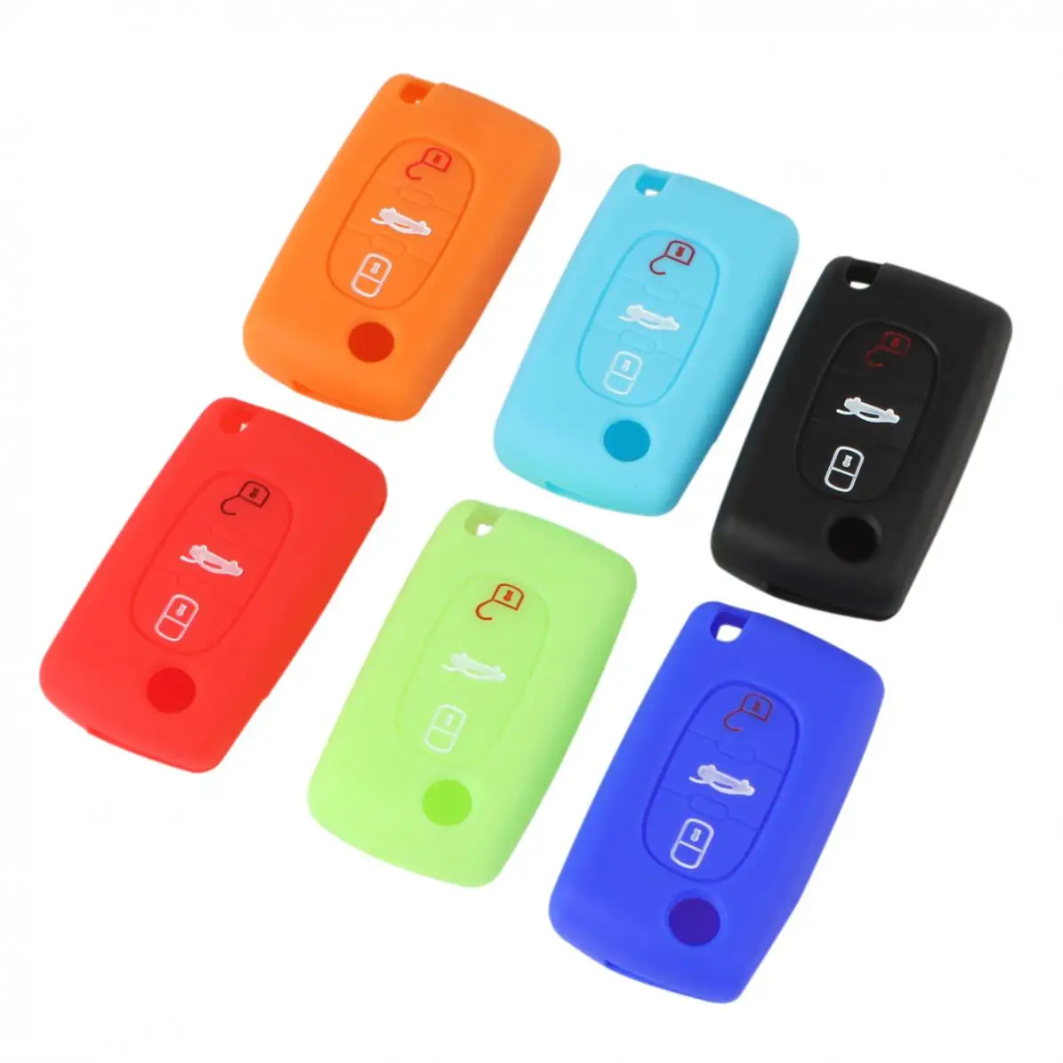 Пульт дистанционного управления 3 кнопки Брелок чехол силиконовый Замена
