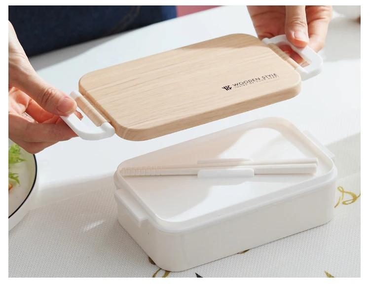 BPA Бесплатный Ланч-бокс экологичный пищевой PP Bento box Microwaveble столовая посуда контейнер для хранения еды для офиса детей