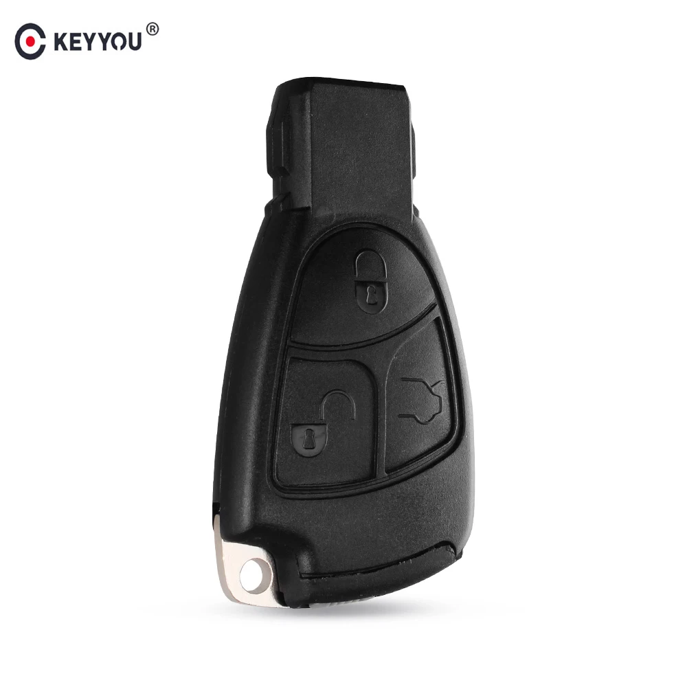 KEYYOU умный Автомобильный Дистанционный чехол для ключей Fob Mercedes Benz MB C E ML S SL SLK CLK AMG