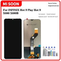 for infinix hot 9 play hot 9 x680 x680b lcd display and touch screen 6 82 digitizer assembly replacement with disassemble tools