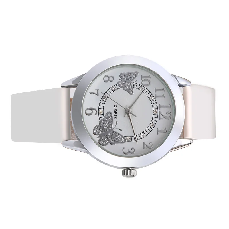 

Luxury Women Watches Fashion Flower Butterfly Ladies Bracelet Female Round Clock Quartz Movement