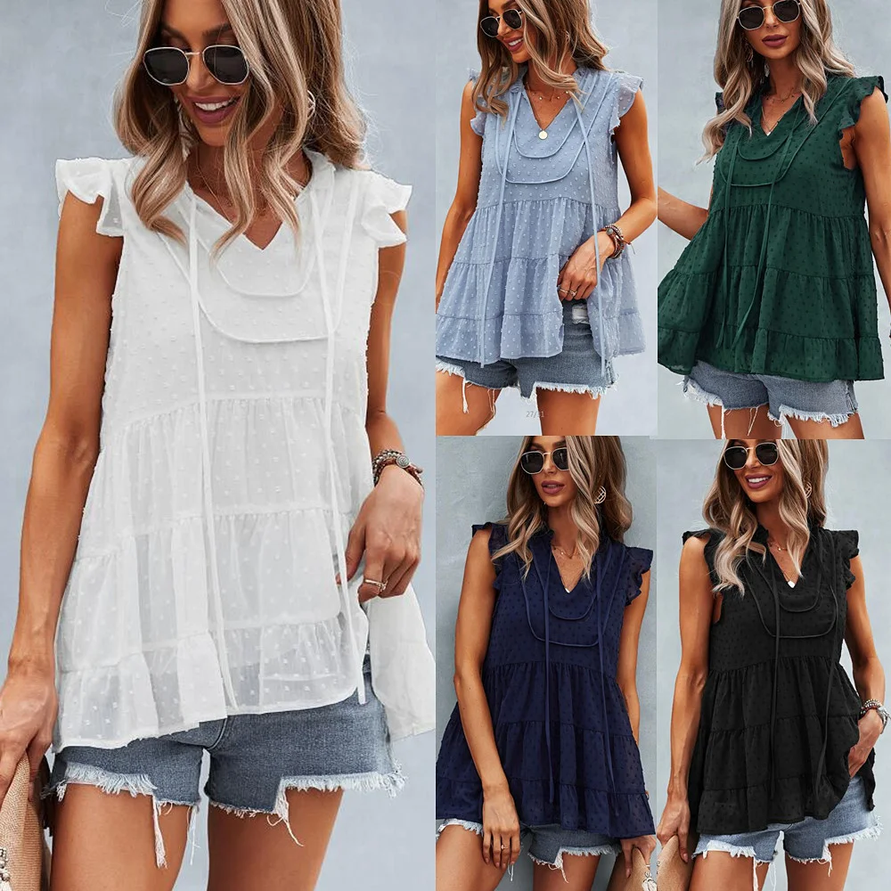 

2021self Designed Short Sleeve Top Summer Sexy New Women's Wear