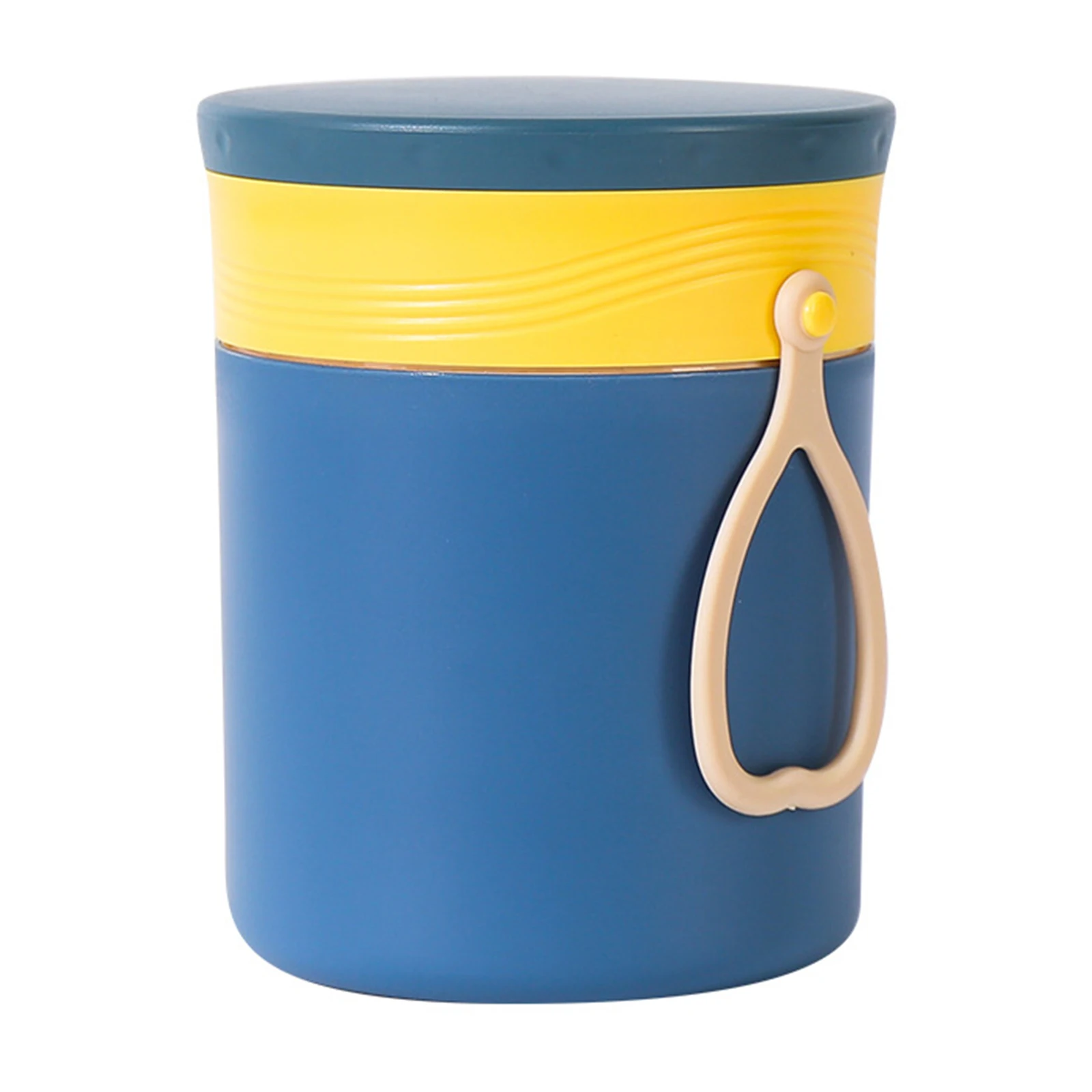 Со складной ложкой герметичный Ланч бокс из нержавеющей стали контейнер для еды