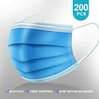 Одноразовая маска для рта, противопылевая маска PM2.5 3-слойная маска для взрослых, защитная маска с фильтром, нетканые маски