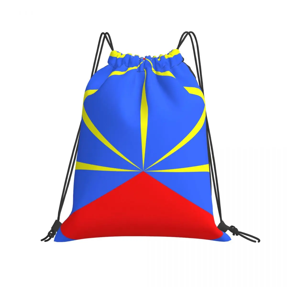 

Drawstring Bags Gym Bag Proposed Flag Of Réunion (VAR) Classic Backpack Flags of the regions of France Field pack Funny