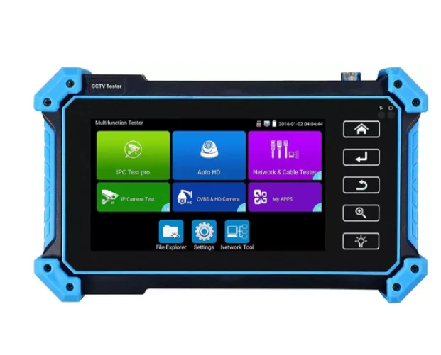 Тестер видеонаблюдения IPC-5000 5100 5200C Plus Full 8MP IP CVI TVI AHD SDI аналоговый входной кабель 6