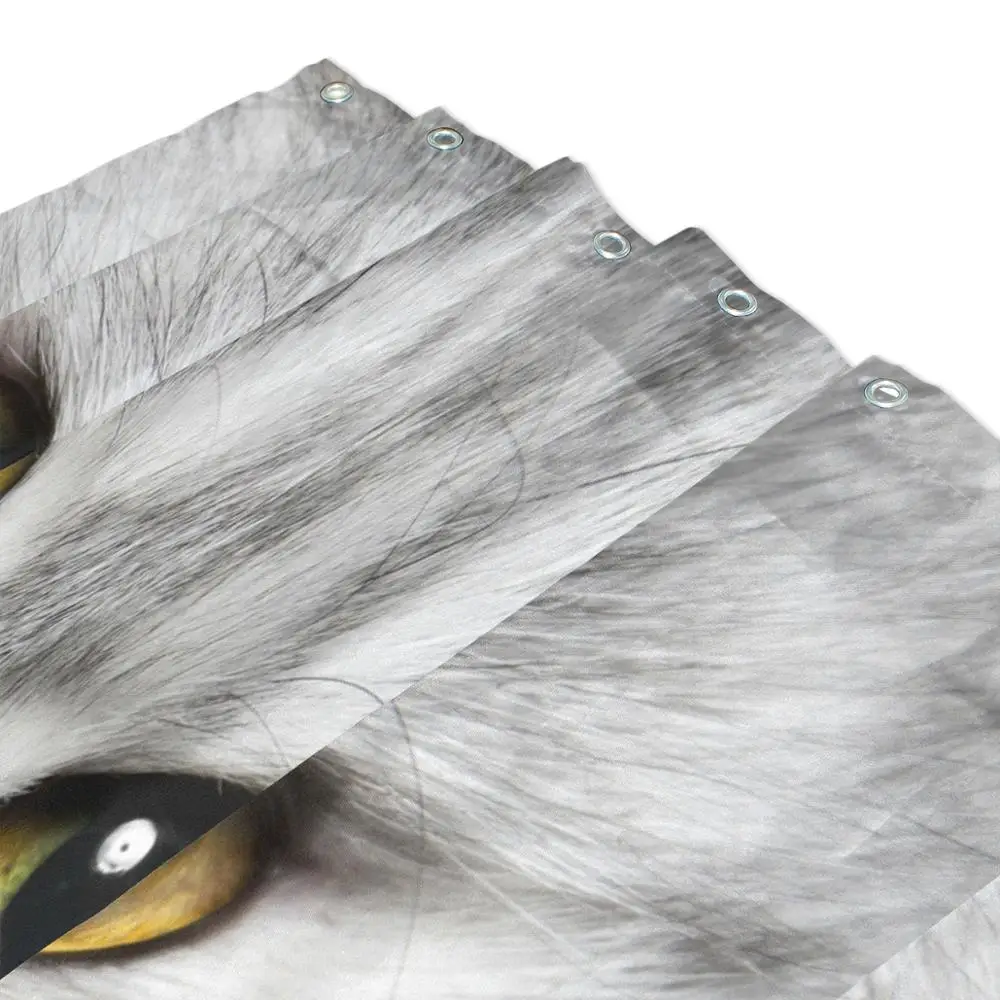 Занавеска для душа с изображением питомца персидского кота котенка занавеска