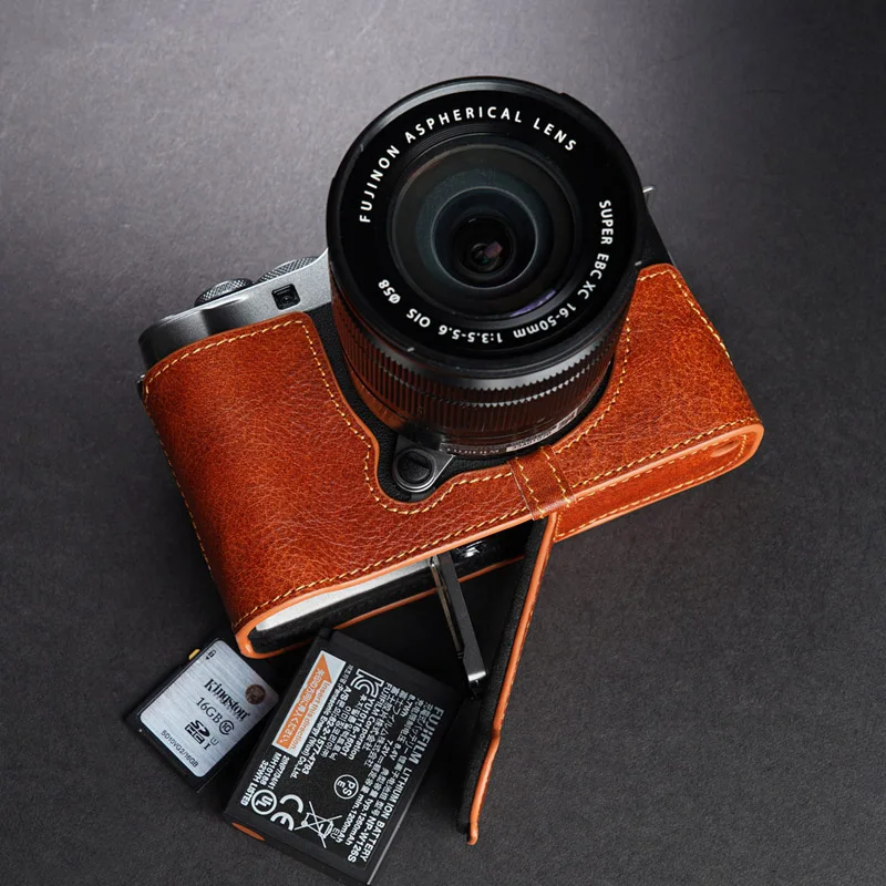 

Чехол для камеры ручной работы из натуральной кожи для Fujifilm XA7 FUJI X-A7