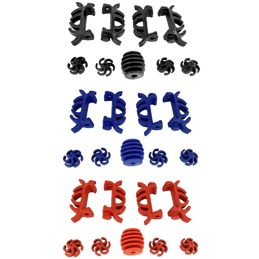 

Rubber Archery Compound Bow Stabilizer String Silencer Bow Limber Damper Shock Absorber Kit Set