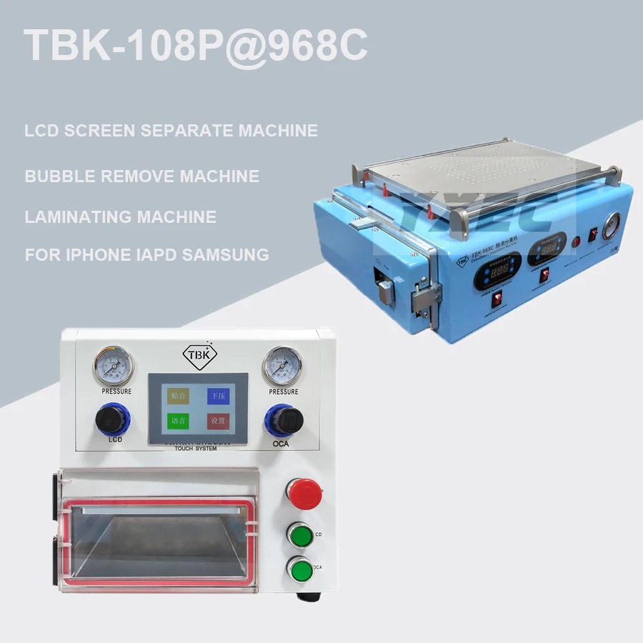 Новое поступление ЖК экран отдельная машина для удаления пузырьков Оса