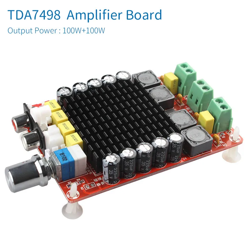 Плата цифрового усилителя UNISIAN TDA7498 Class D высокой мощности 2 0 каналов