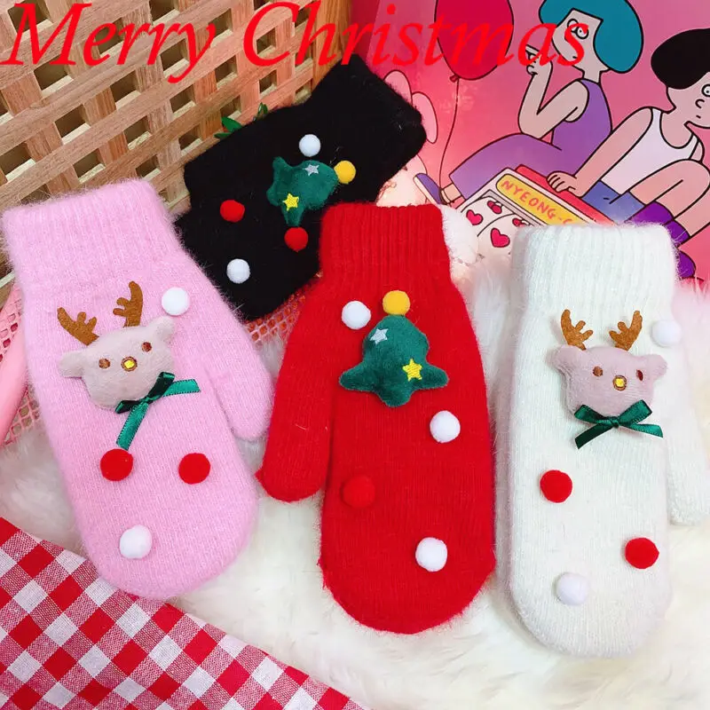 Женские зимние теплые вязаные шерстяные плотные ветрозащитные кашемировые