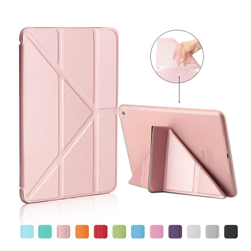 Чехол для iPad 10 2 дюйма 2019 кожаный смарт-чехол мягкий защитный чехол из ТПУ ipad 2018 9 7