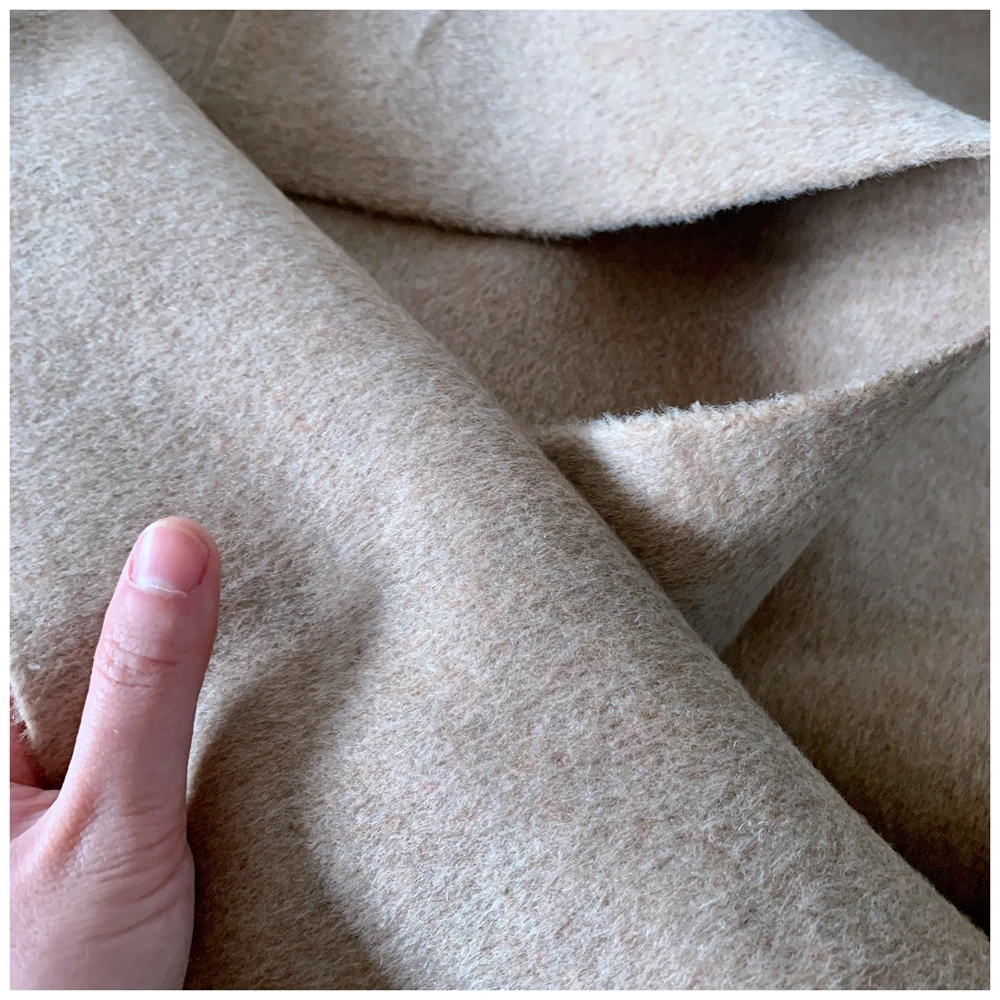 100% Cashmere wool alpaca blended fabric Double-sided cashmere autumn and winter coat jacket | Дом и сад