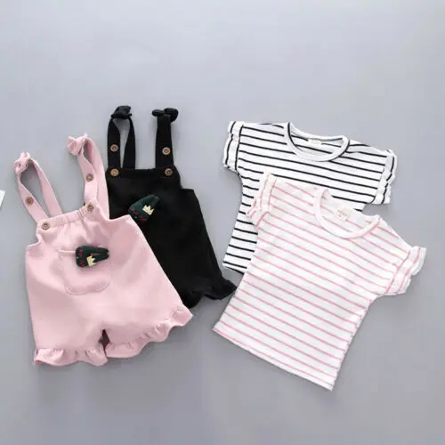2 предмета детские нагрудники для малышей милая хлопковая Футболка с оборками на