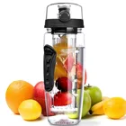 32 унции 900 мл BPA бесплатно Фрукты инфузер шейкер для сока Спортивная бутылка для лимонной воды Тур Туризм Портативный Альпинистский Лагерь бутылки