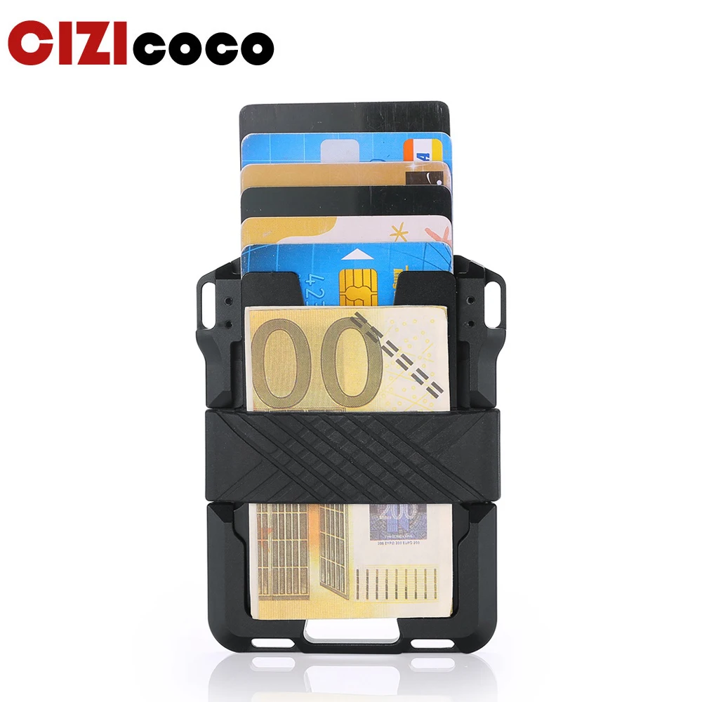 

Large Capacity Men Aluminium Alloy Rfid Travel Card Wallets Women Credit Card Holders Antitheft ID Bank Card Case hold 12 cards