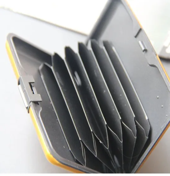 Anti Rfid Wallet Blocking Reader Lock Bank Card Holder Id Bank Card Case Protection Metal Credit NFC Holder Aluminium