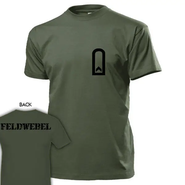 

Newest Men'S Funny Fashion Classic Feldwebel Dienstgrad Bundeswehr Abzeichen Schulterklappet Shirts For Sale