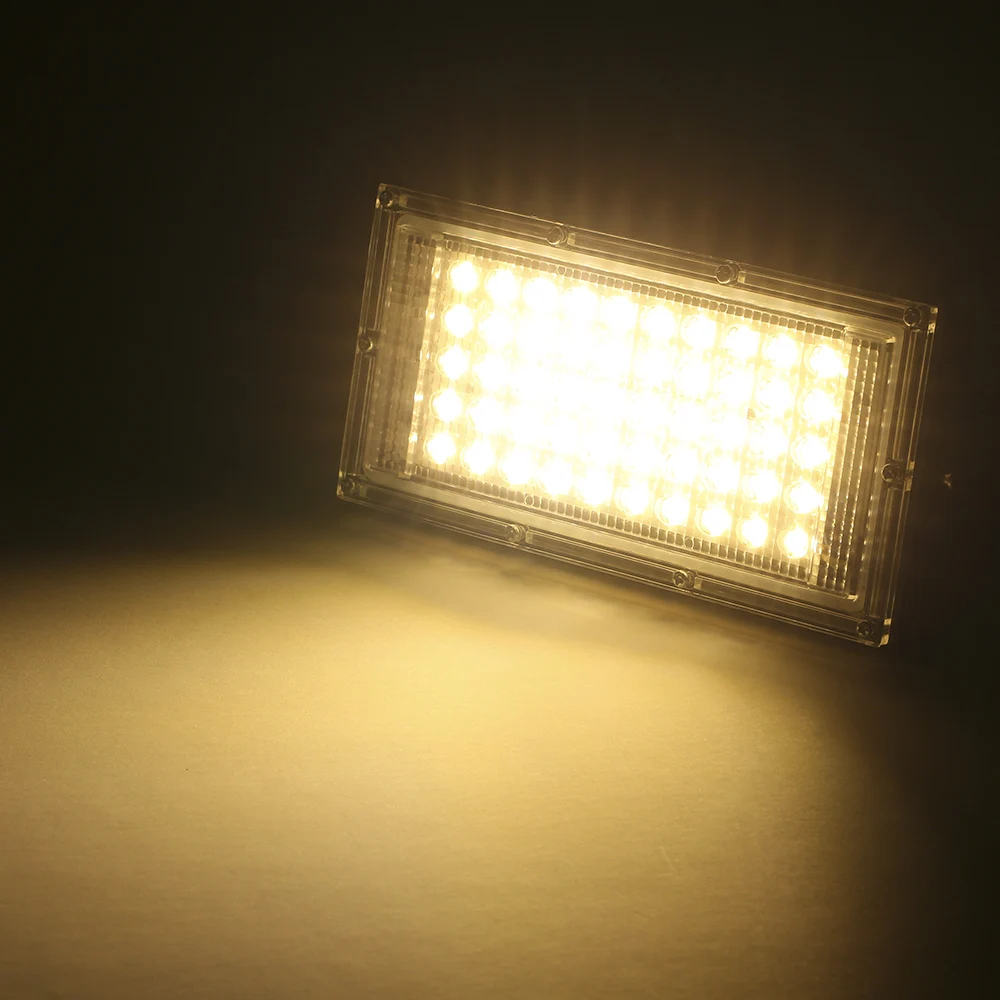 Портативный светодиодный прожсветильник 50 Вт прожектор уличная Проектная лампа