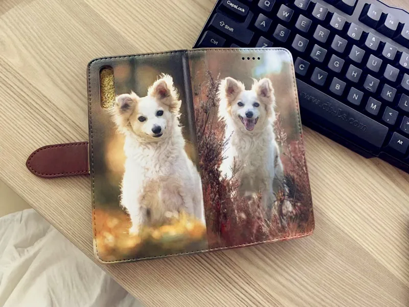 Сделанный на заказ кошелек с любым изображением фото Сделай Сам кожаный чехол