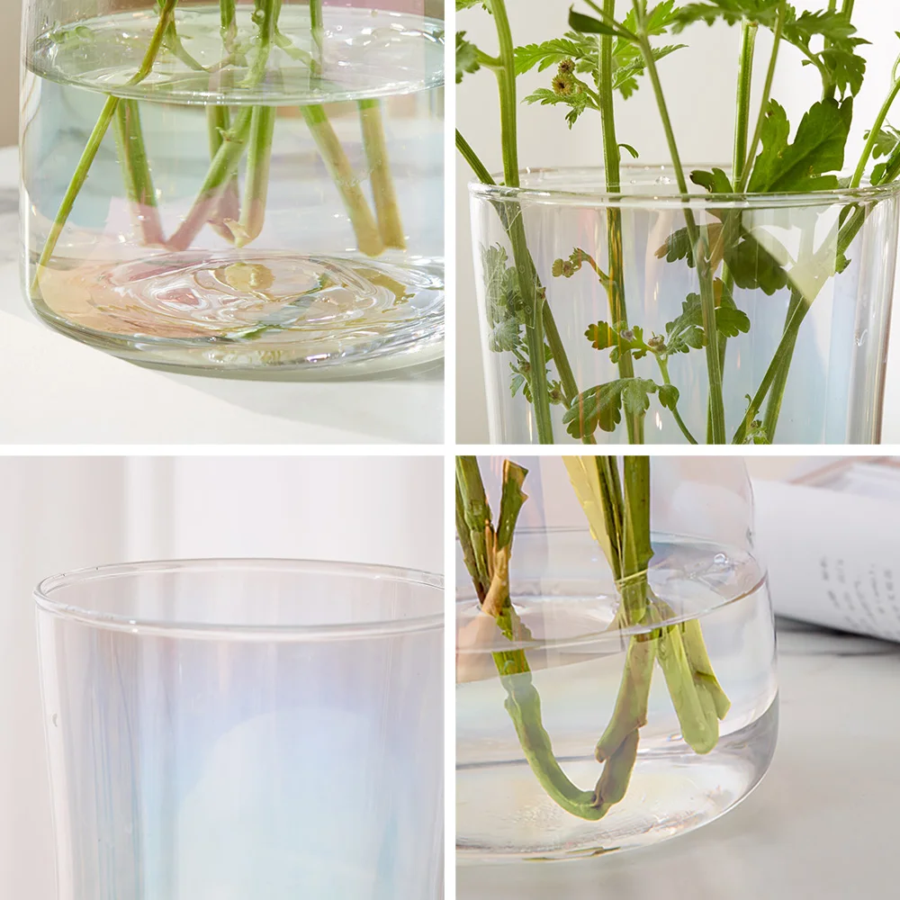 

Clear Glass Vase Nordic Home Decoration Table Decoration Living Room Decor Glass Vases for Flower Arrangements Terrarium Decor