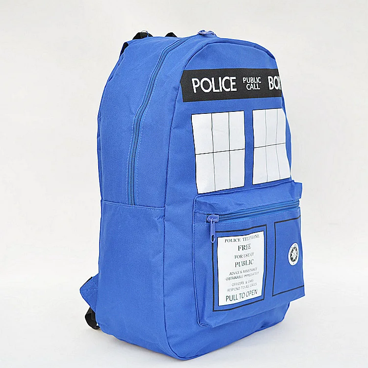 Рюкзак для косплея Доктора Кто школьный рюкзак унисекс ноутбука дорожный