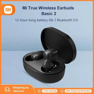xiaomi mi true wireless earbuds basic 2 bluetooth 5 0 touch control tws earphone gaming mode usb c headphone dual device free global shipping