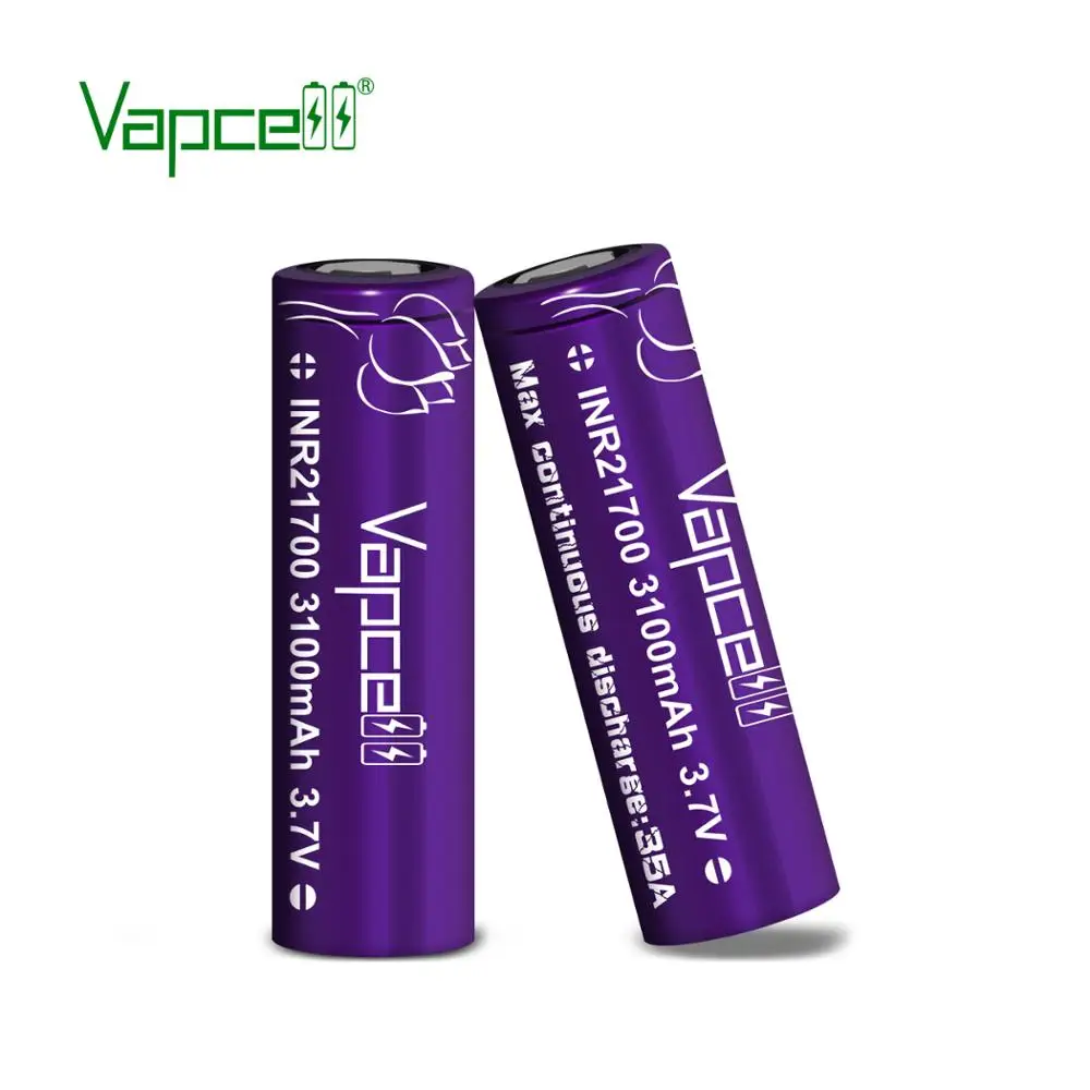 Бесплатная доставка оригинальный Vapcell Высокая разрядка 21700 3100mah 35A rewrap 30T 3 7 V