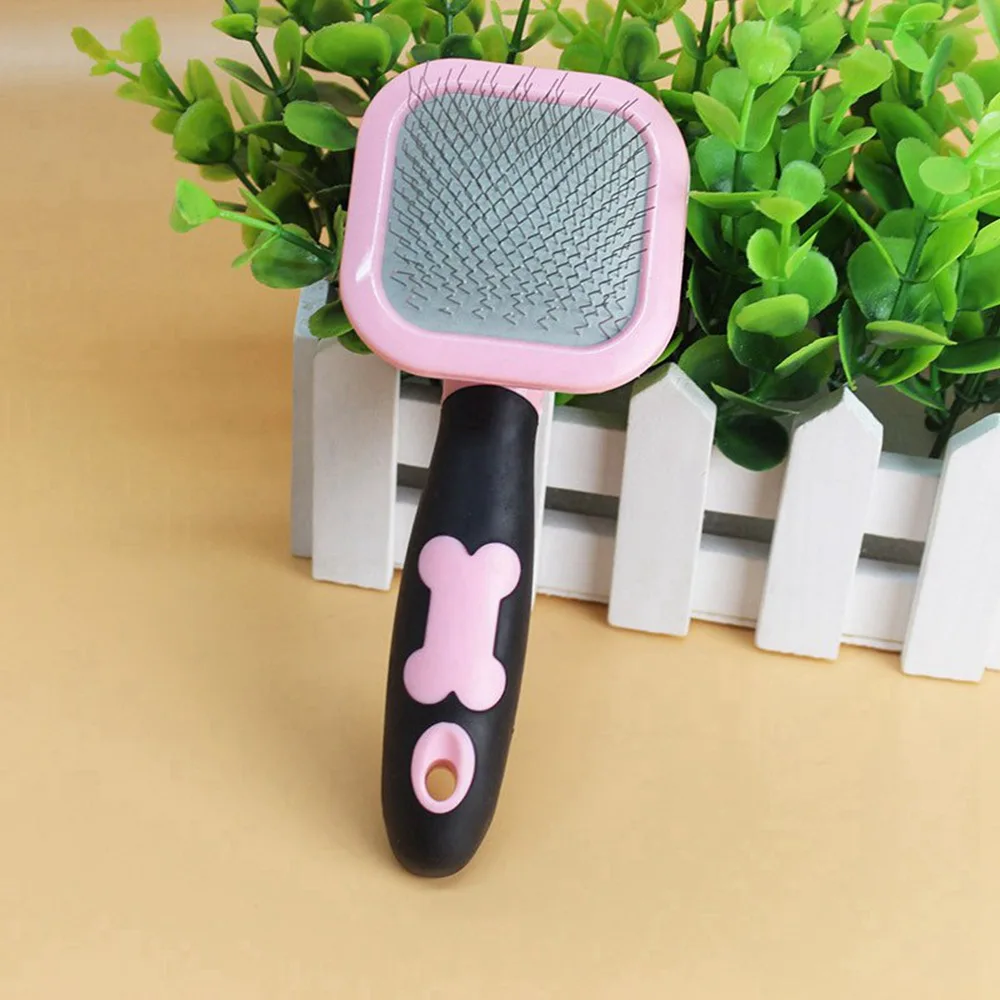 Вращающаяся на 360 градусов Расческа для собак Массажная щетка кошек расчески с