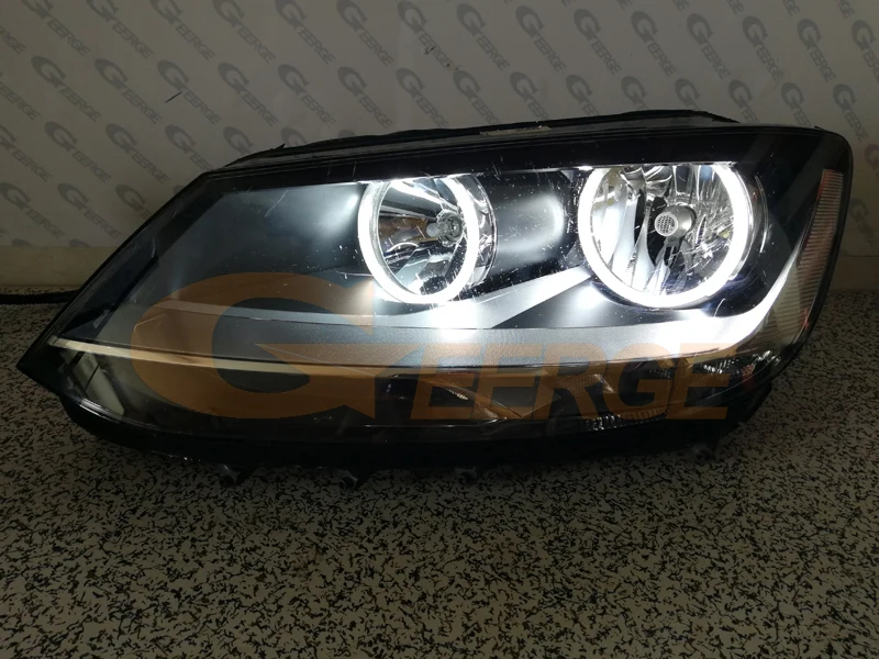 Для Volkswagen VW Sharan 7N 2010 2011 2012 2013 2014 2015 отличный ультра яркий CCFL ангельские глазки