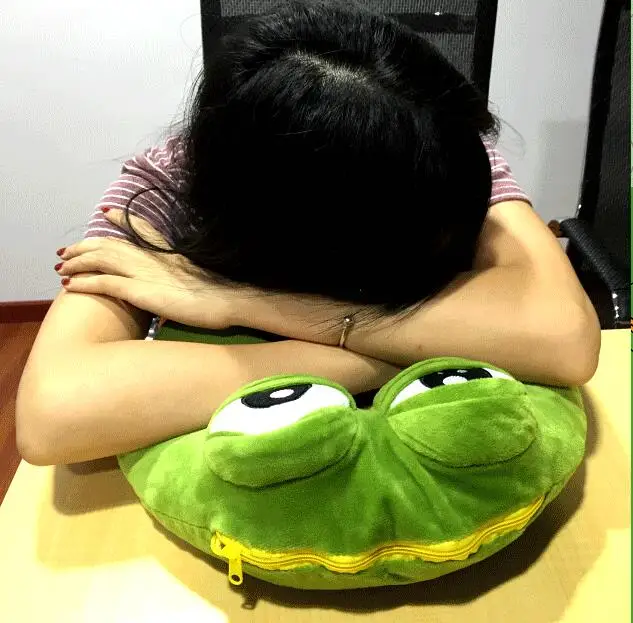 Симпатичная плюшевая игрушка candice guo мультяшное животное большой глаз грустная