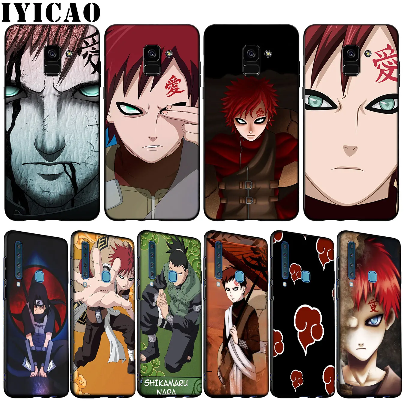 Мягкий силиконовый чехол Gaara Shikamaru NARUTO для Samsung Galaxy A51 A71 A81 A91 A41 A21 A11 A01 A2 Core J8 J7 J4 J6 Plus