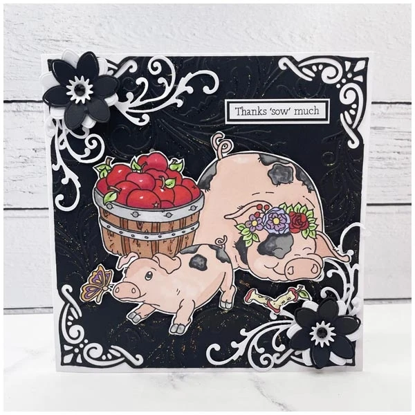 Металлические штампы с изображением животных и фермы прозрачные шаблон для