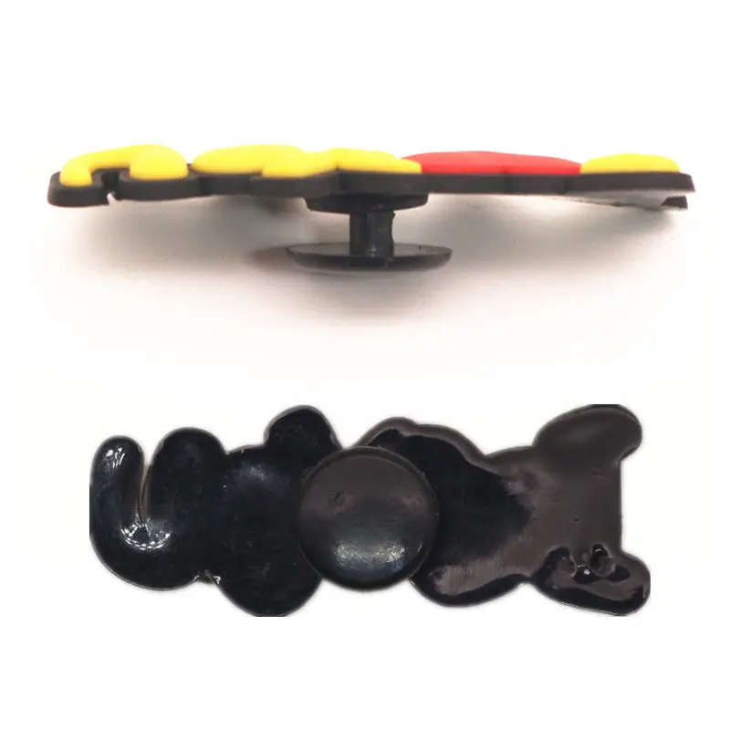 Single Sale 1pcs Greetings PVC Shoe Charms Accessories 15 Sentences Shoe Decoration for Croc jibz Party Kids Gifts Free shipping