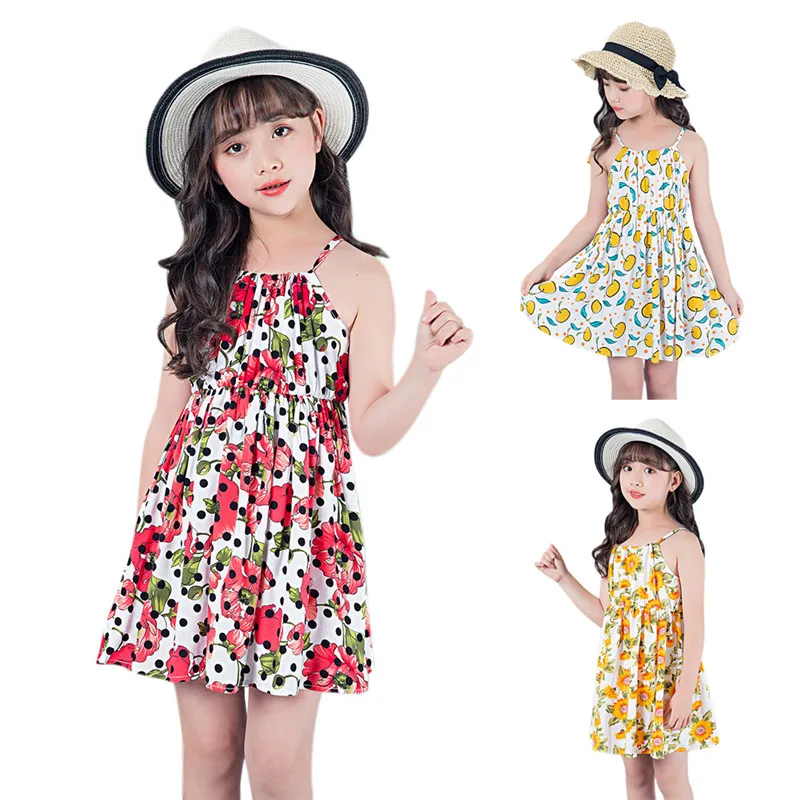 Хлопковое однотонное летнее Повседневное платье на бретелях с короткими